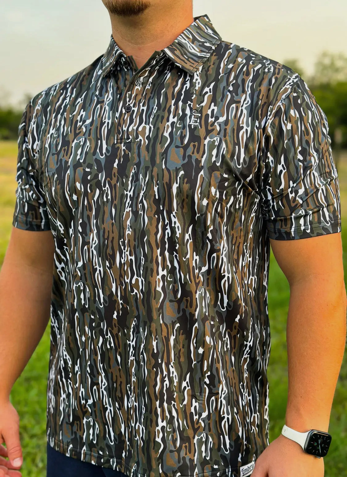 Men’s Ranch Camo Golf Polo