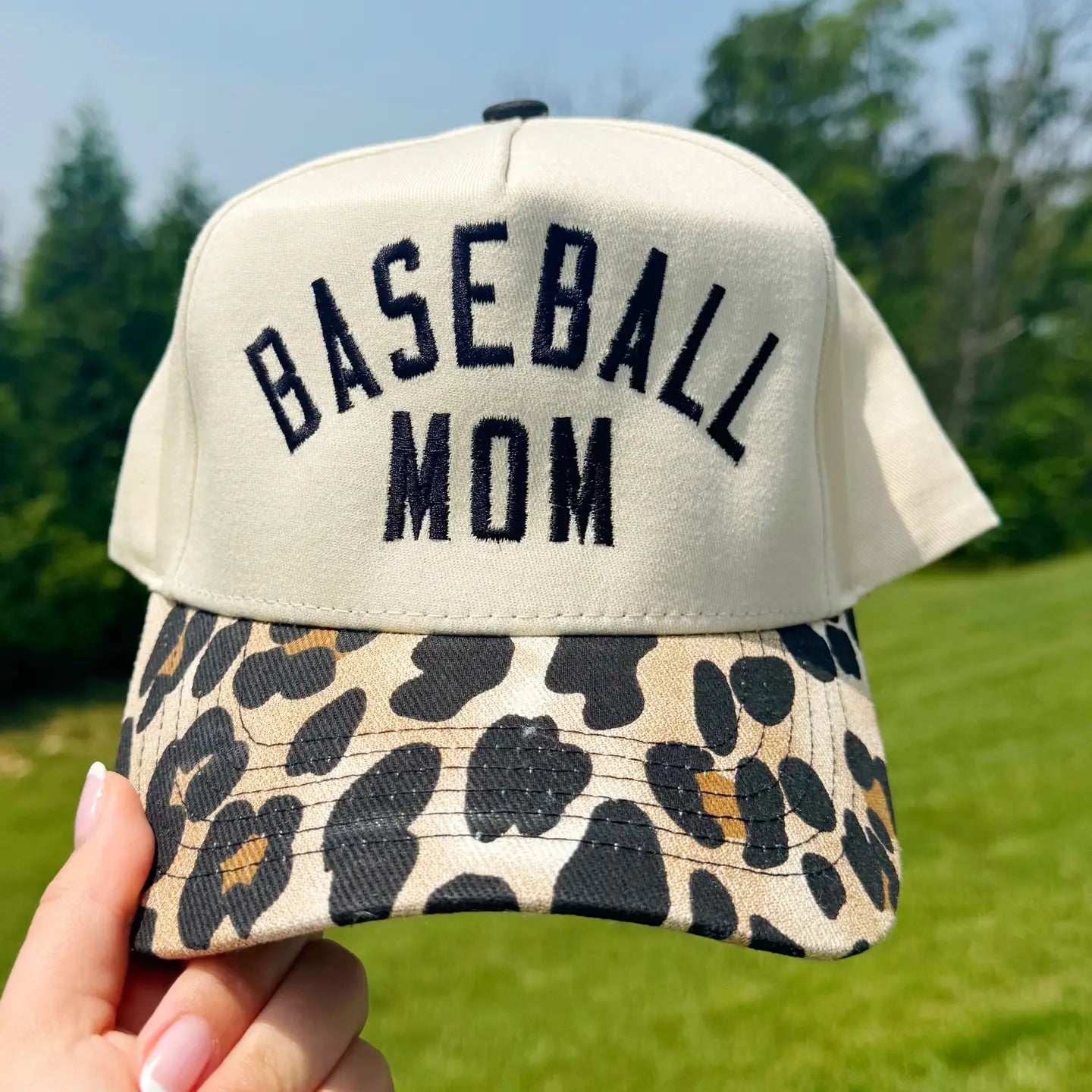 Poppy and Pine Baseball Mom Hat