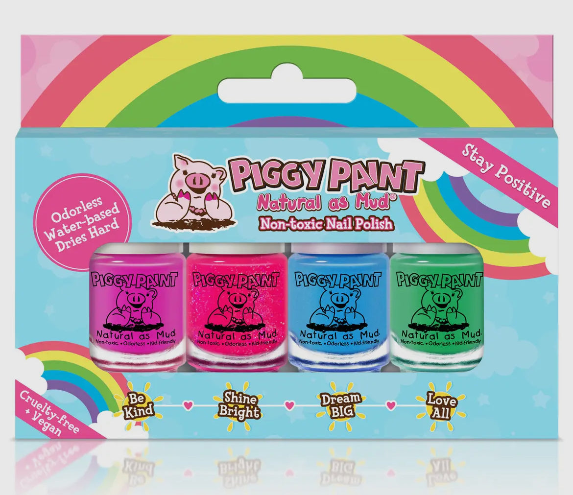 Piggy Paint Stay Positive 4 Pack