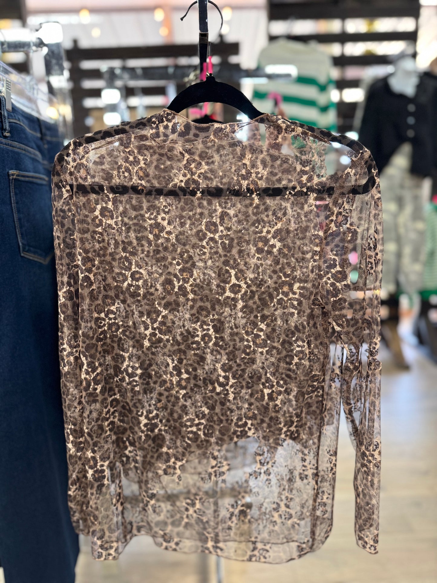Leopard Skivvie Under Top