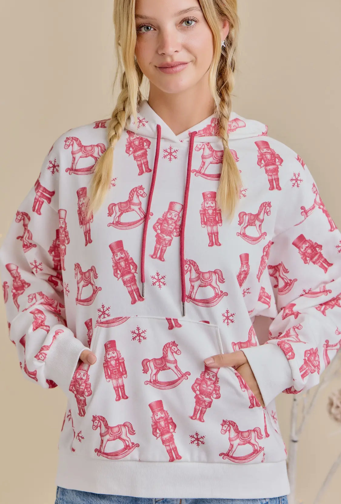 Cozy Fleece Christmas Hoodie