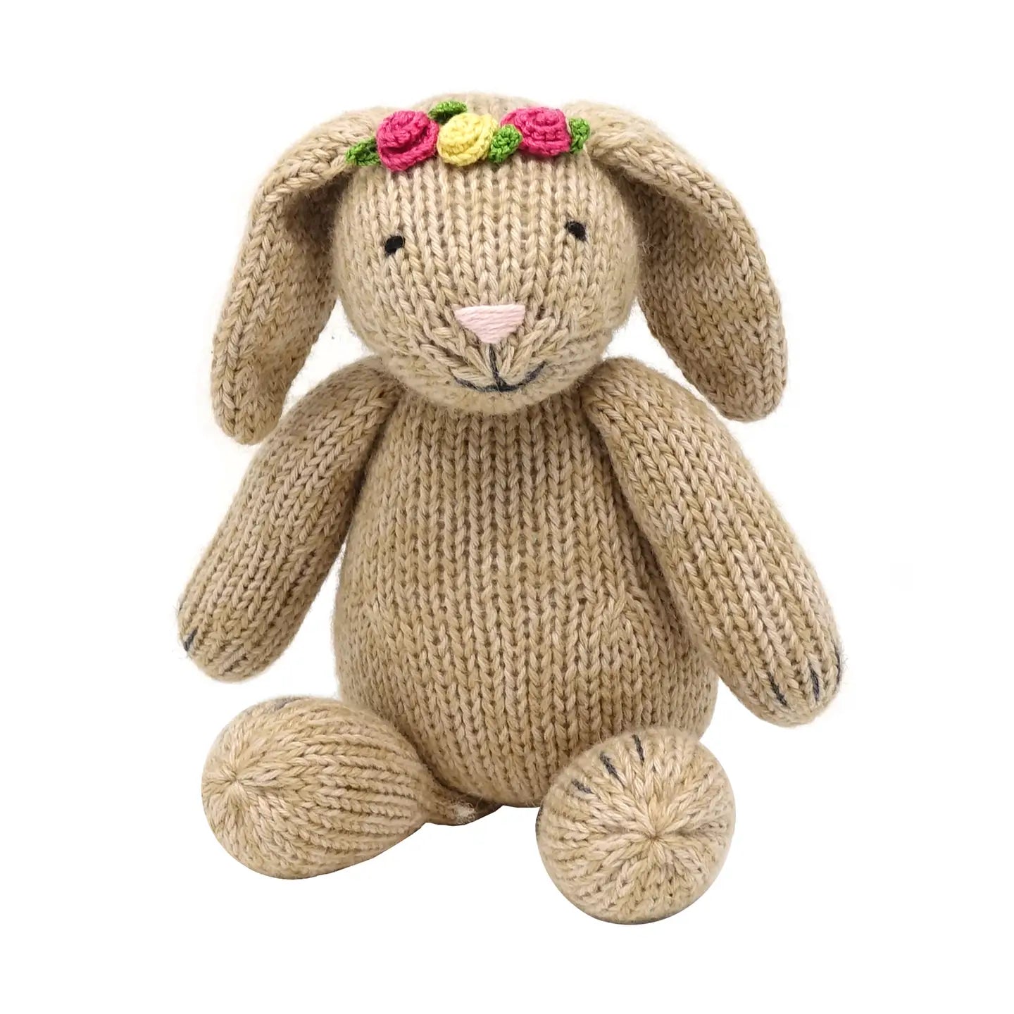 Children’s Crochet Bunny With Flower Detailing