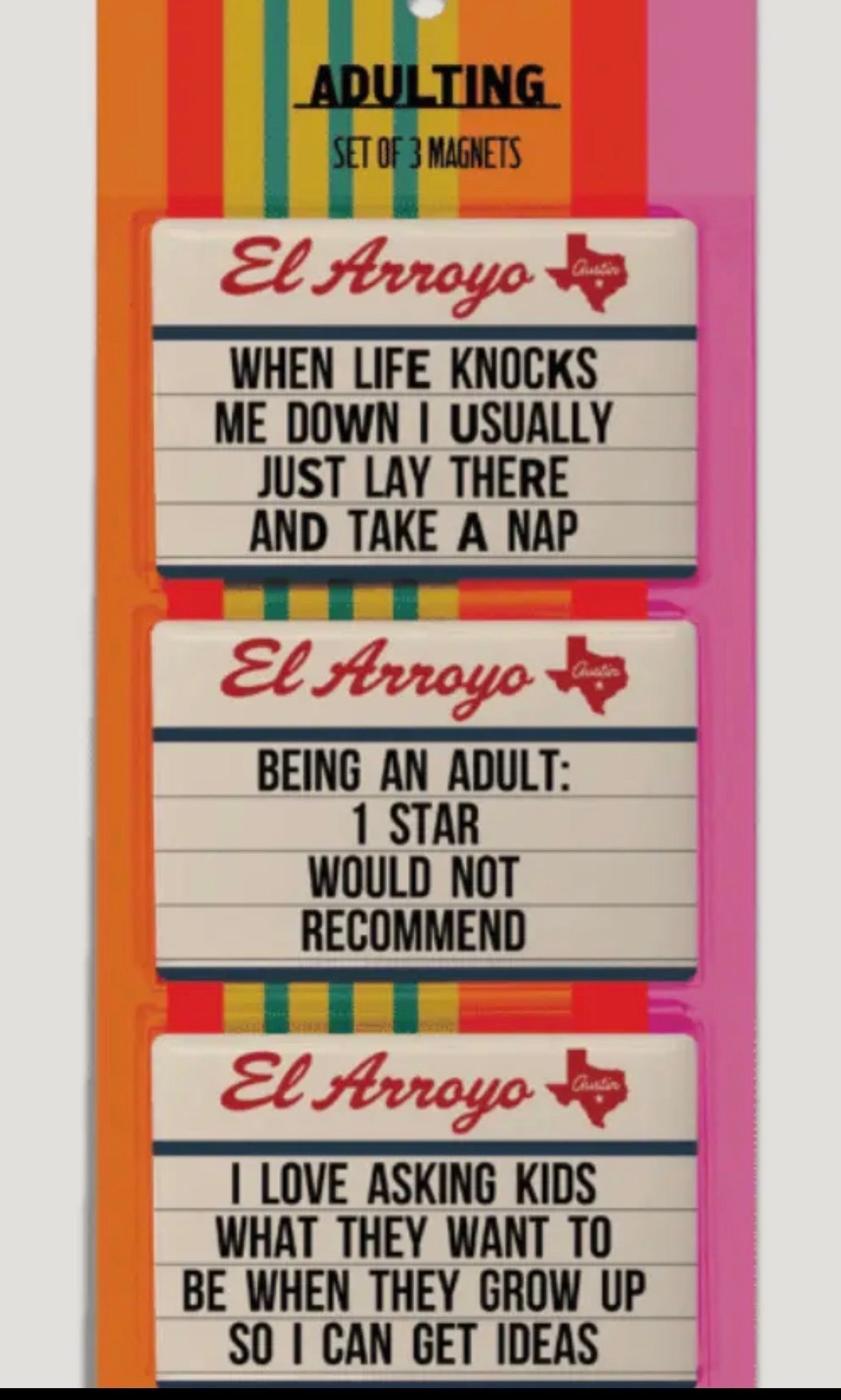 El Arroyo Set of 3 Magnets