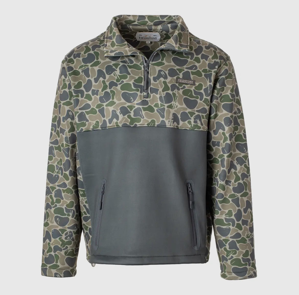 Fieldstone Backwoods Camo Quarter Zip Fleece