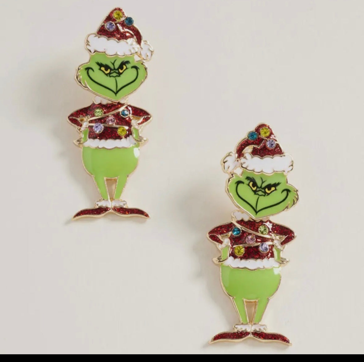 Santa Grinch Earrings