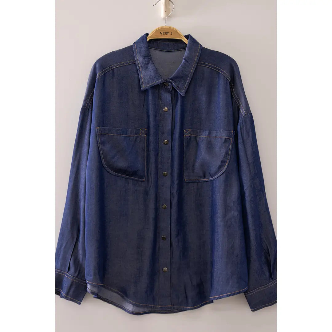 Lightweight Denim Top
