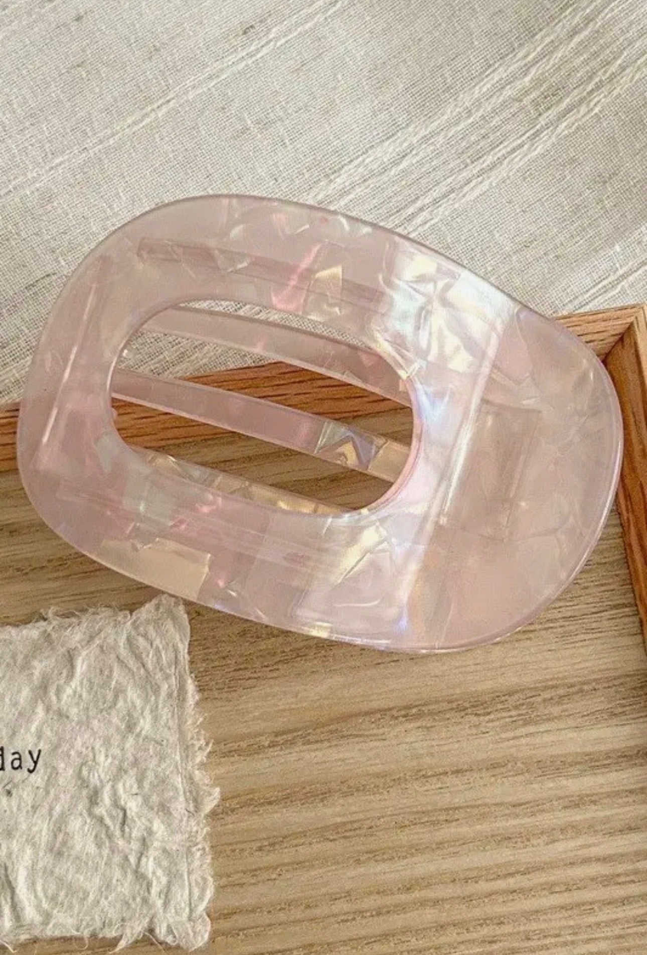 Iridescent Colored Claw Clip