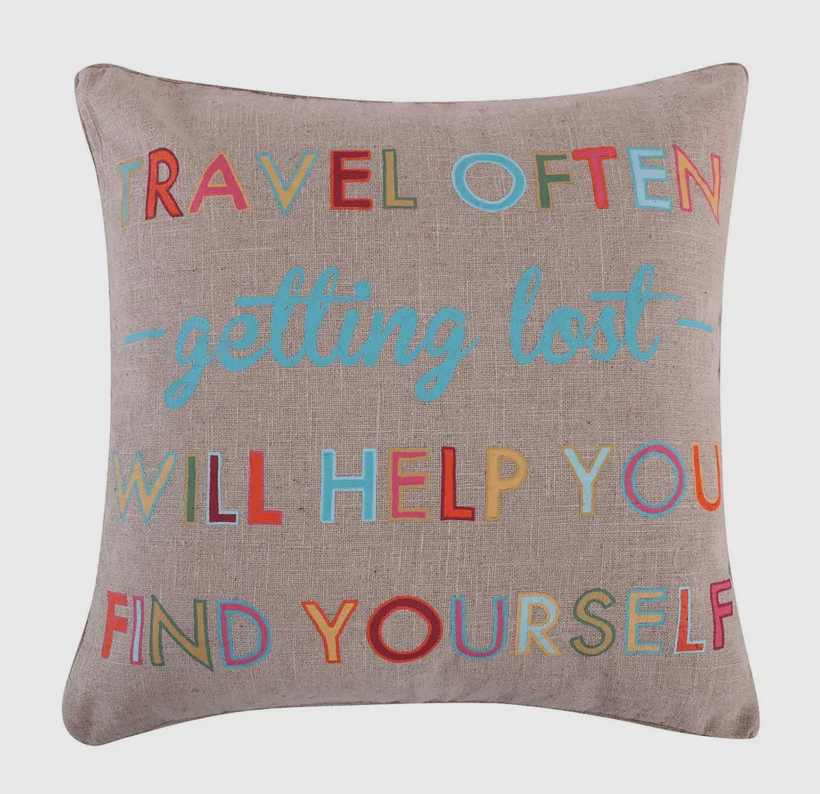 Travel Often Saying Pillow