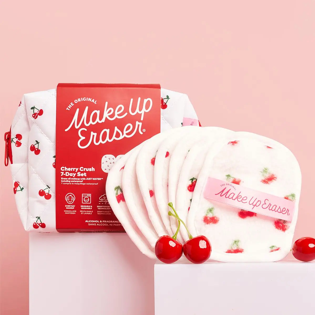 Magic Makeup Erasers Cherry Crush Set