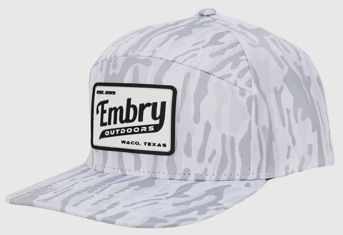 Embry Outdoors White Camo Hat