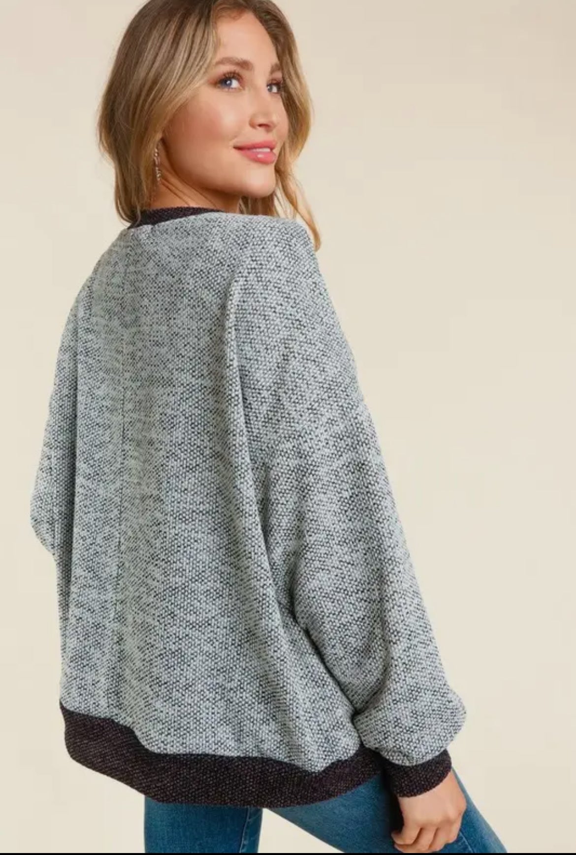 Loose Fit Sweater Knit Top