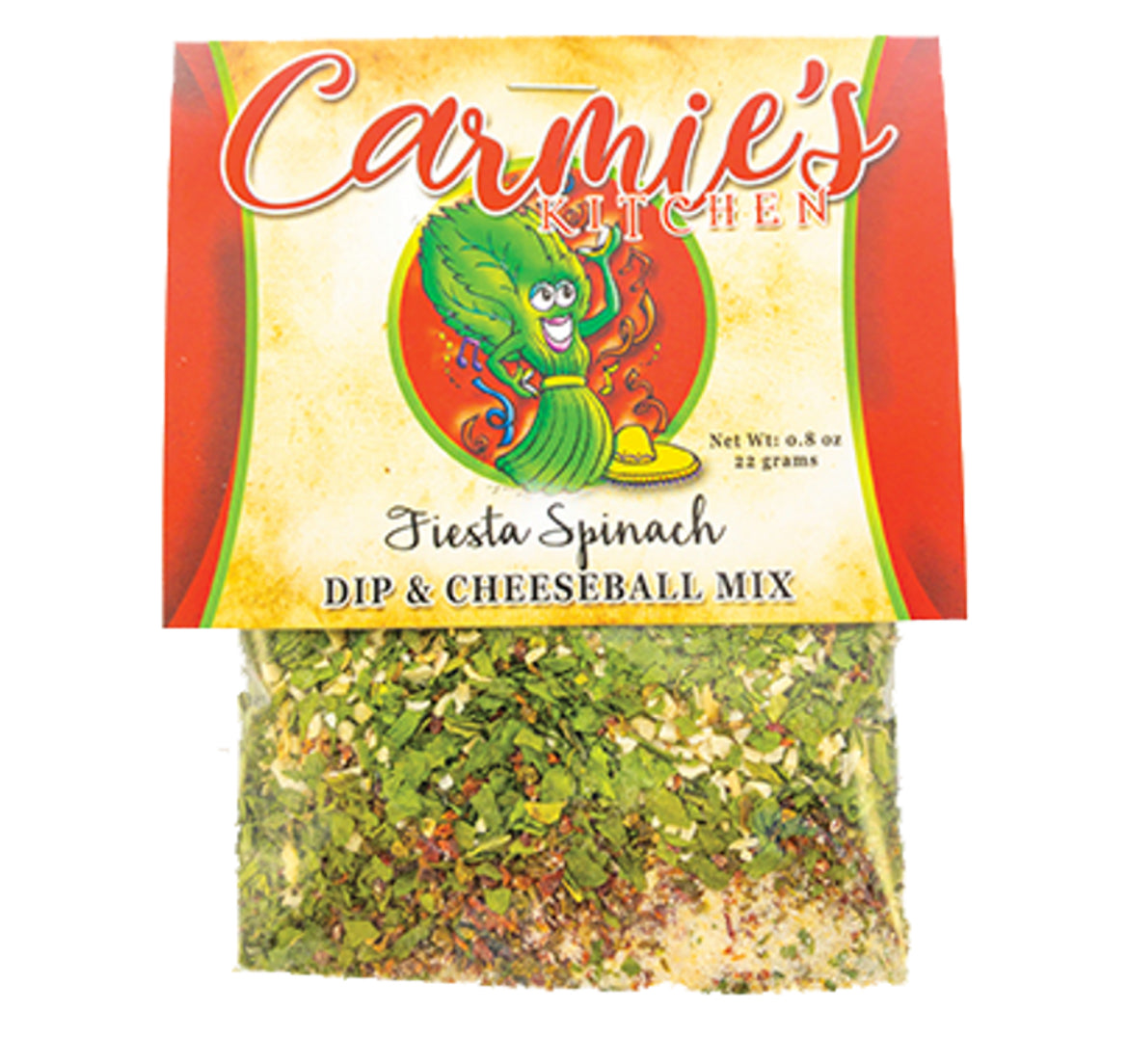 Carmie's Fiesta Spinach Dip & Cheeseball mix