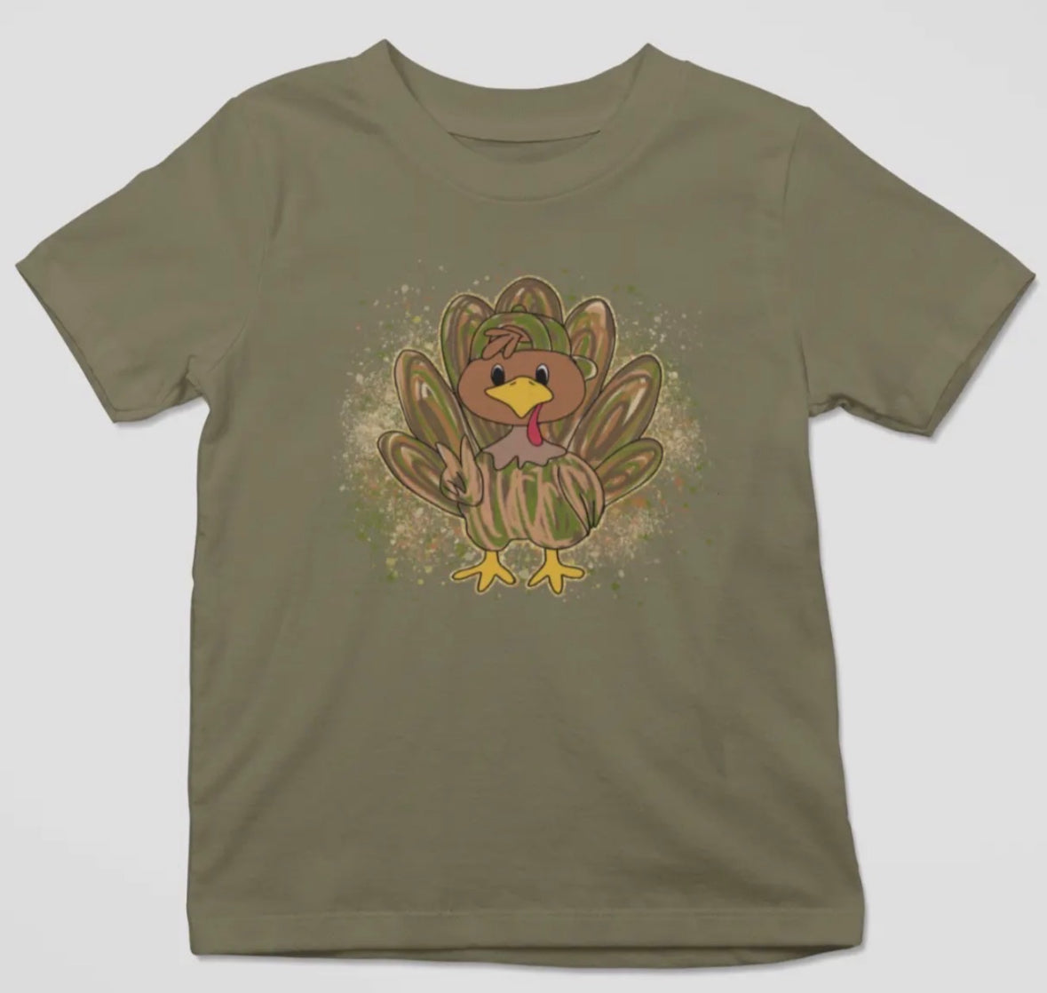 Camo Turkey Childrens Tee