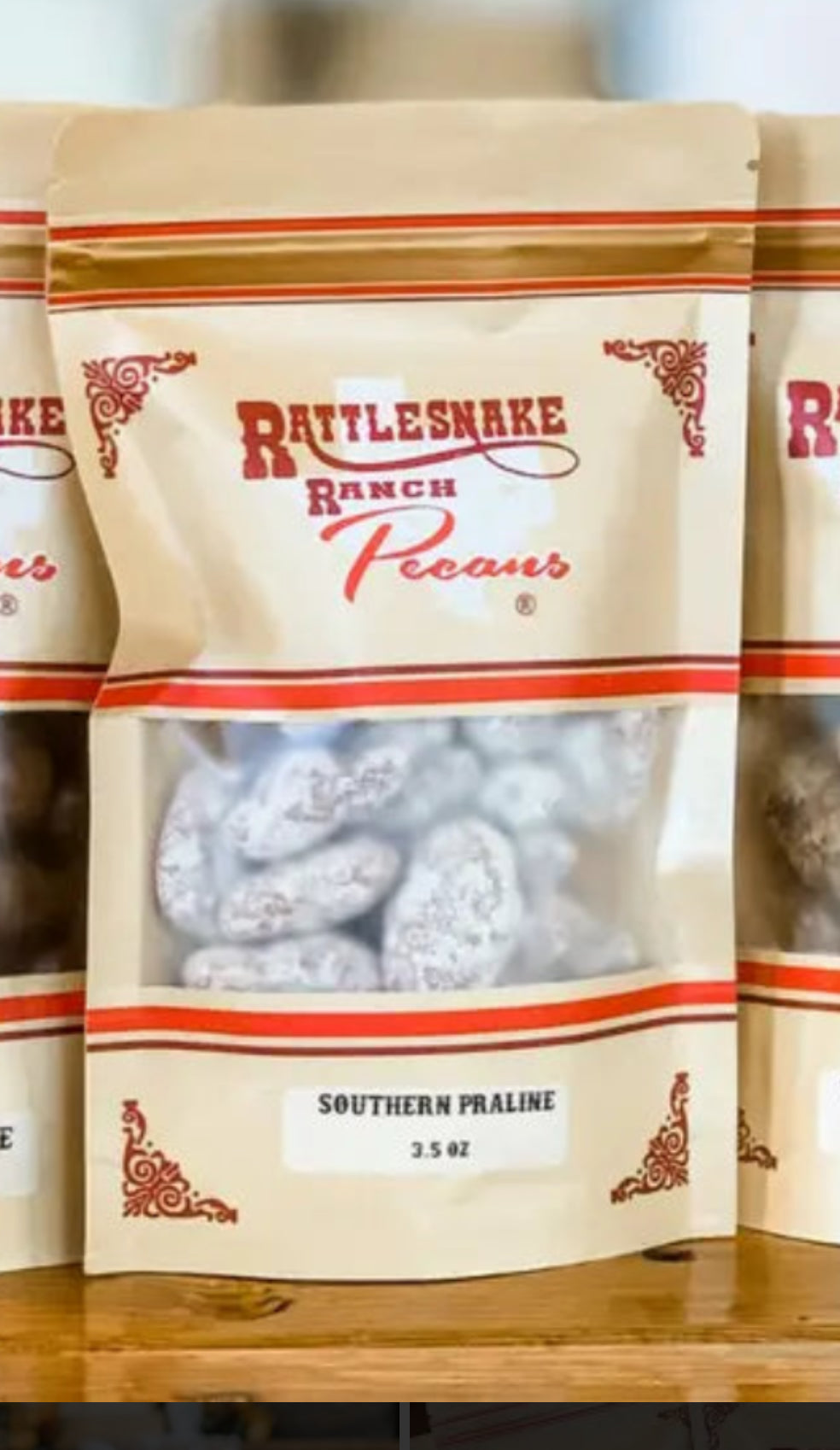 Snack Bag southern praline pecans