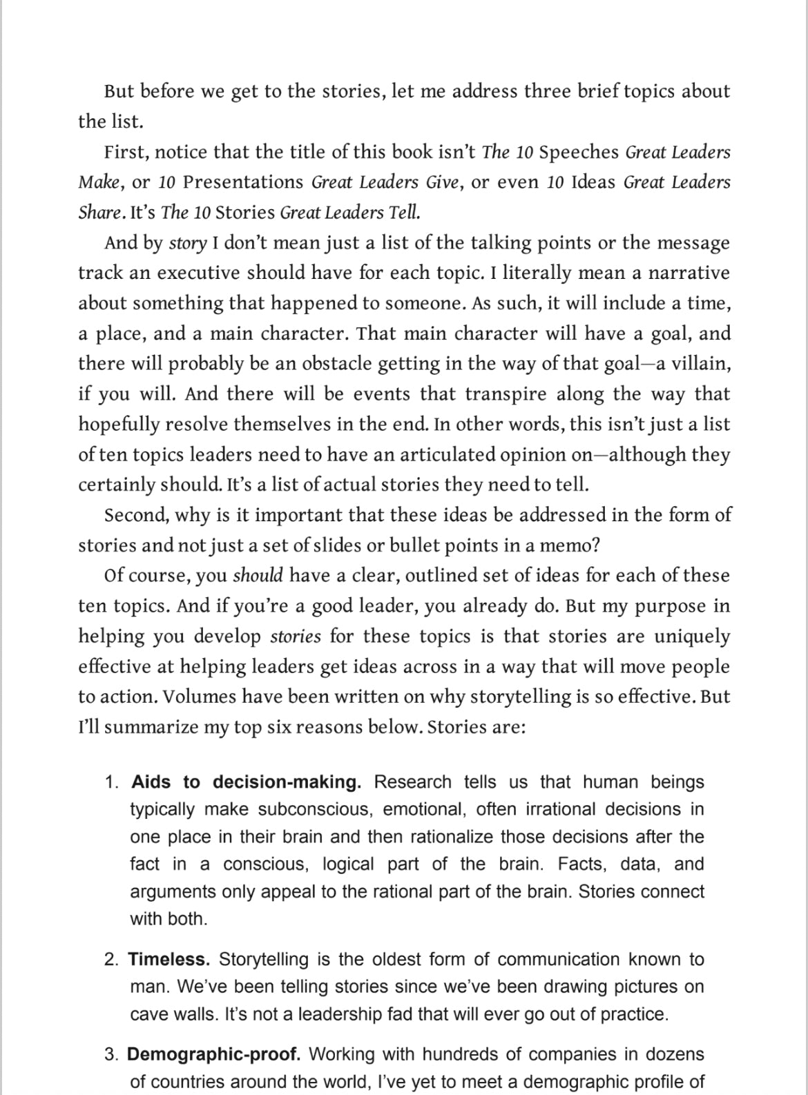 The 10 Stories Great Leaders Tell