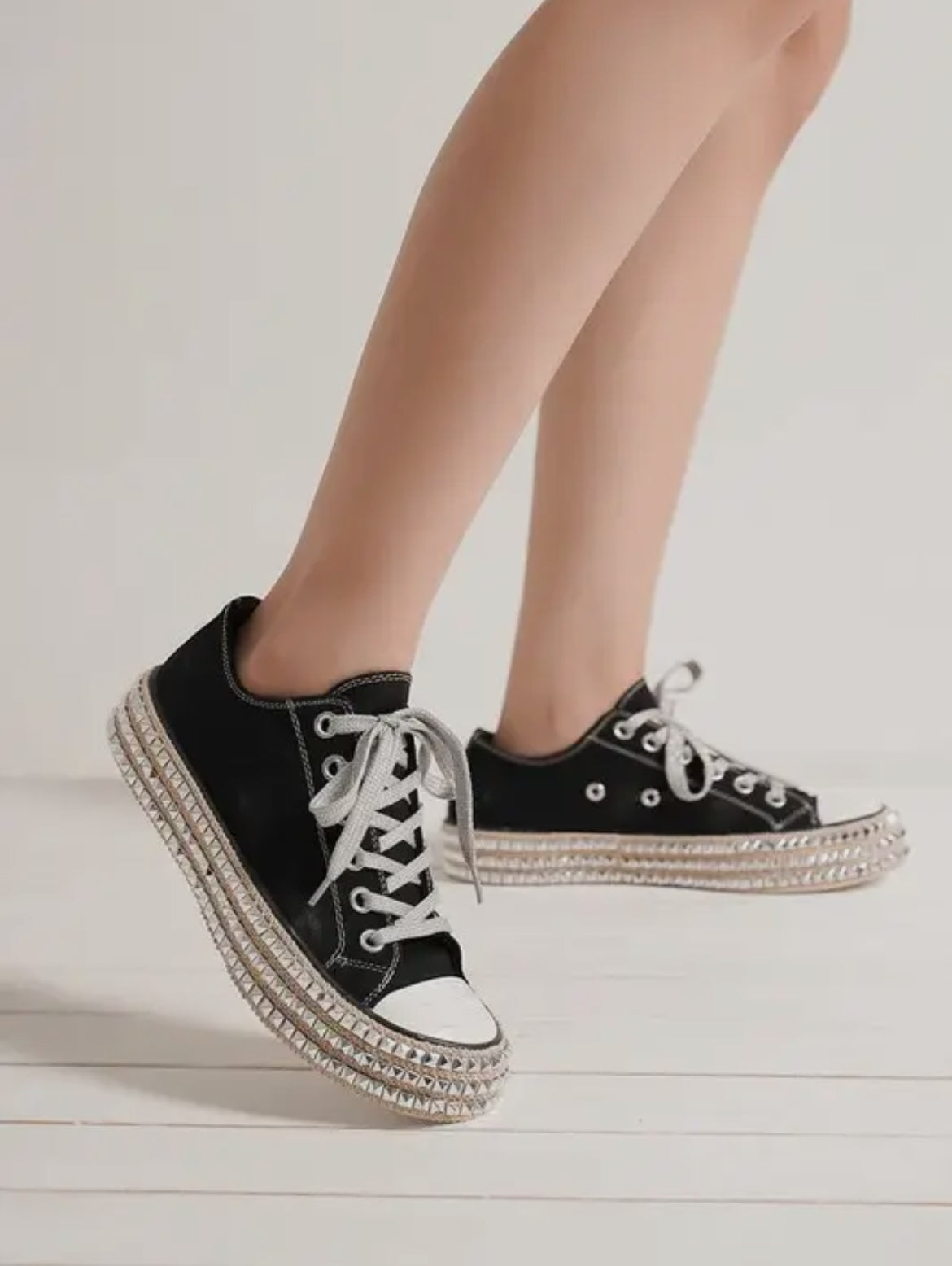 Beast fashion studded sneakers