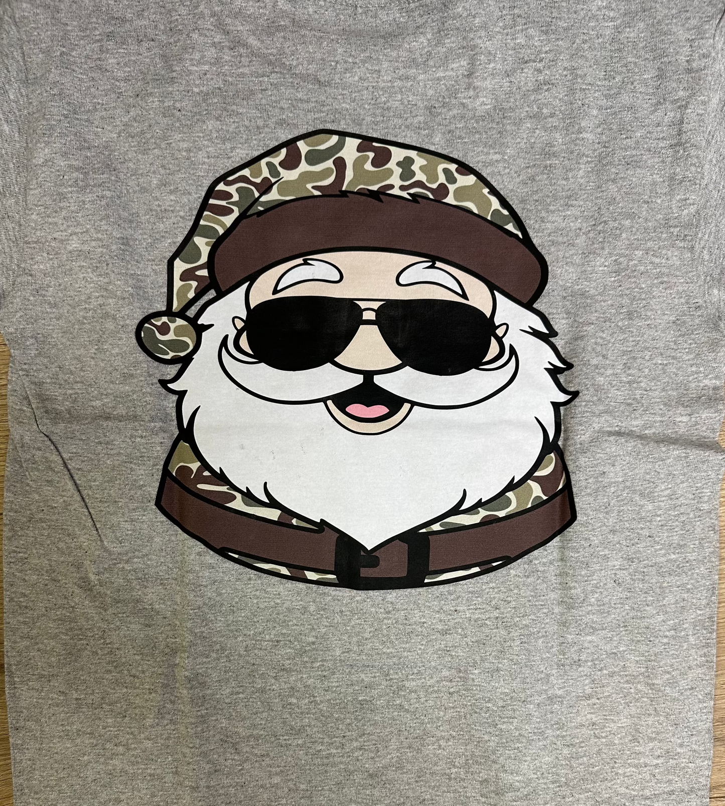 Children’s Camo Santa Shirt
