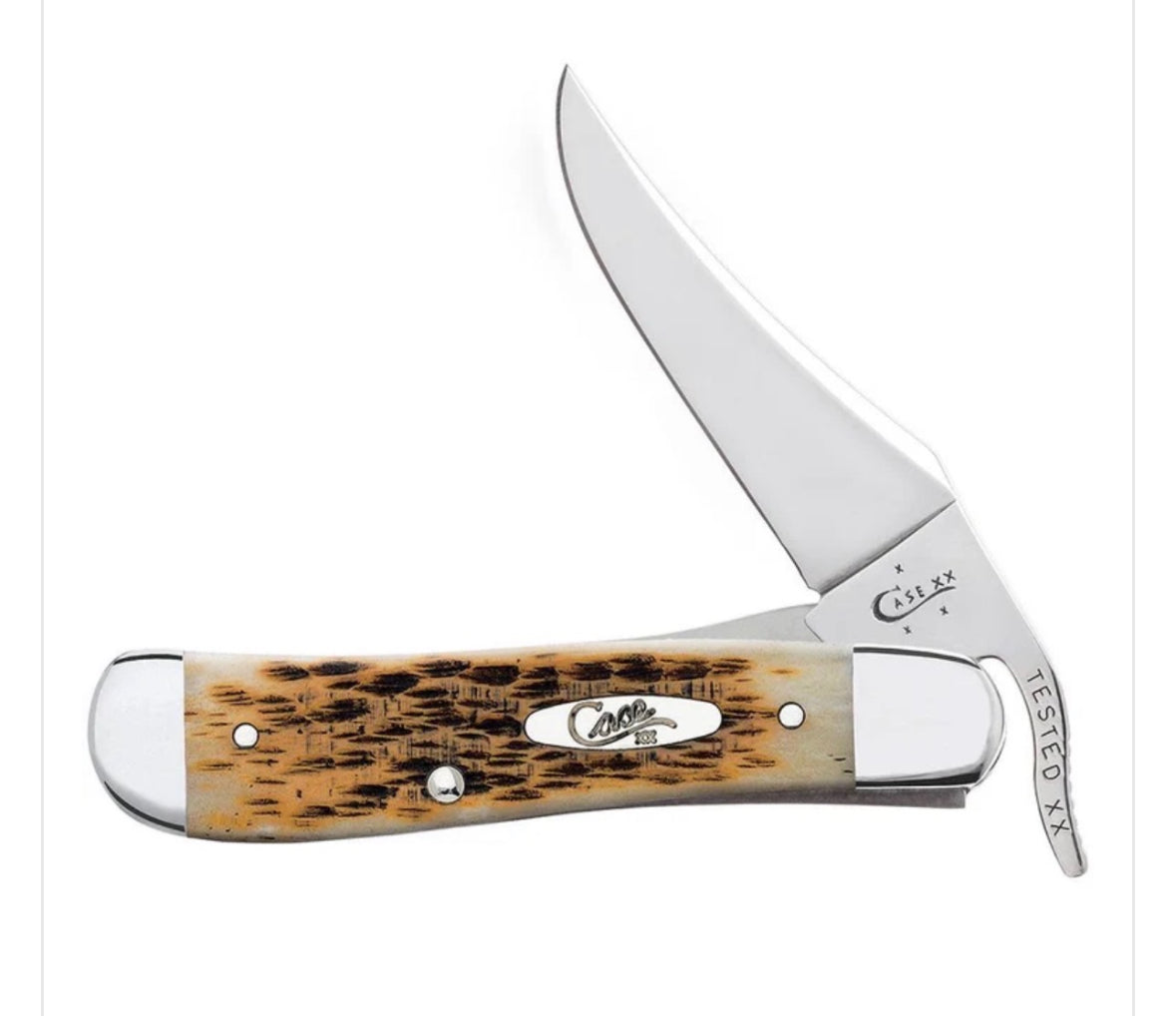 Peach Seed Jig Amber Bone RussLock (00260)