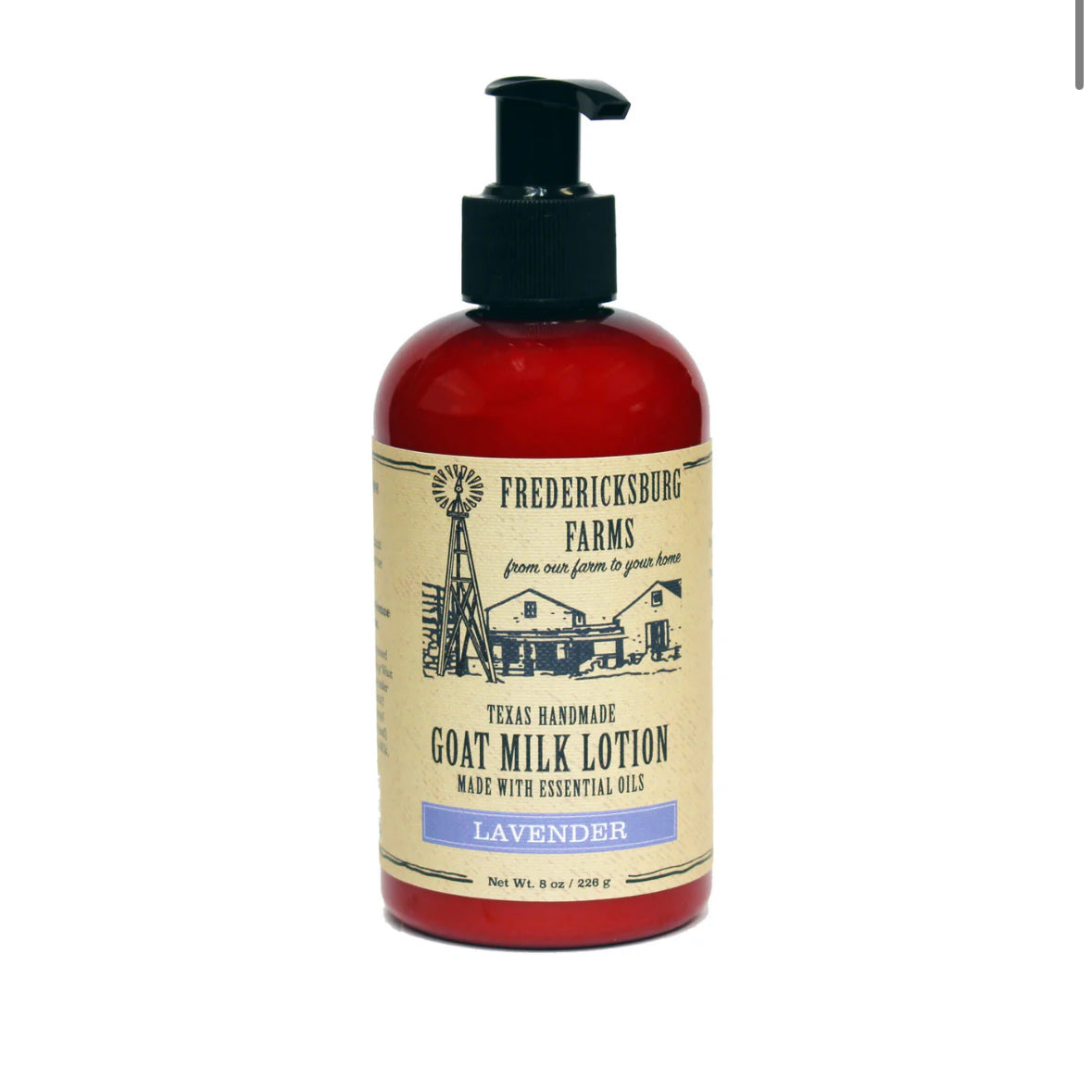Fredericksburg Farms Lavender Goat Milk Lotion