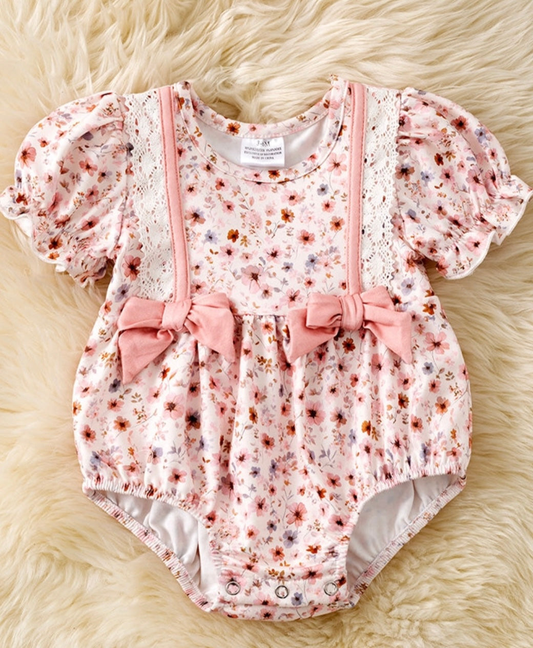 Baby Multi Colored Floral Onesie