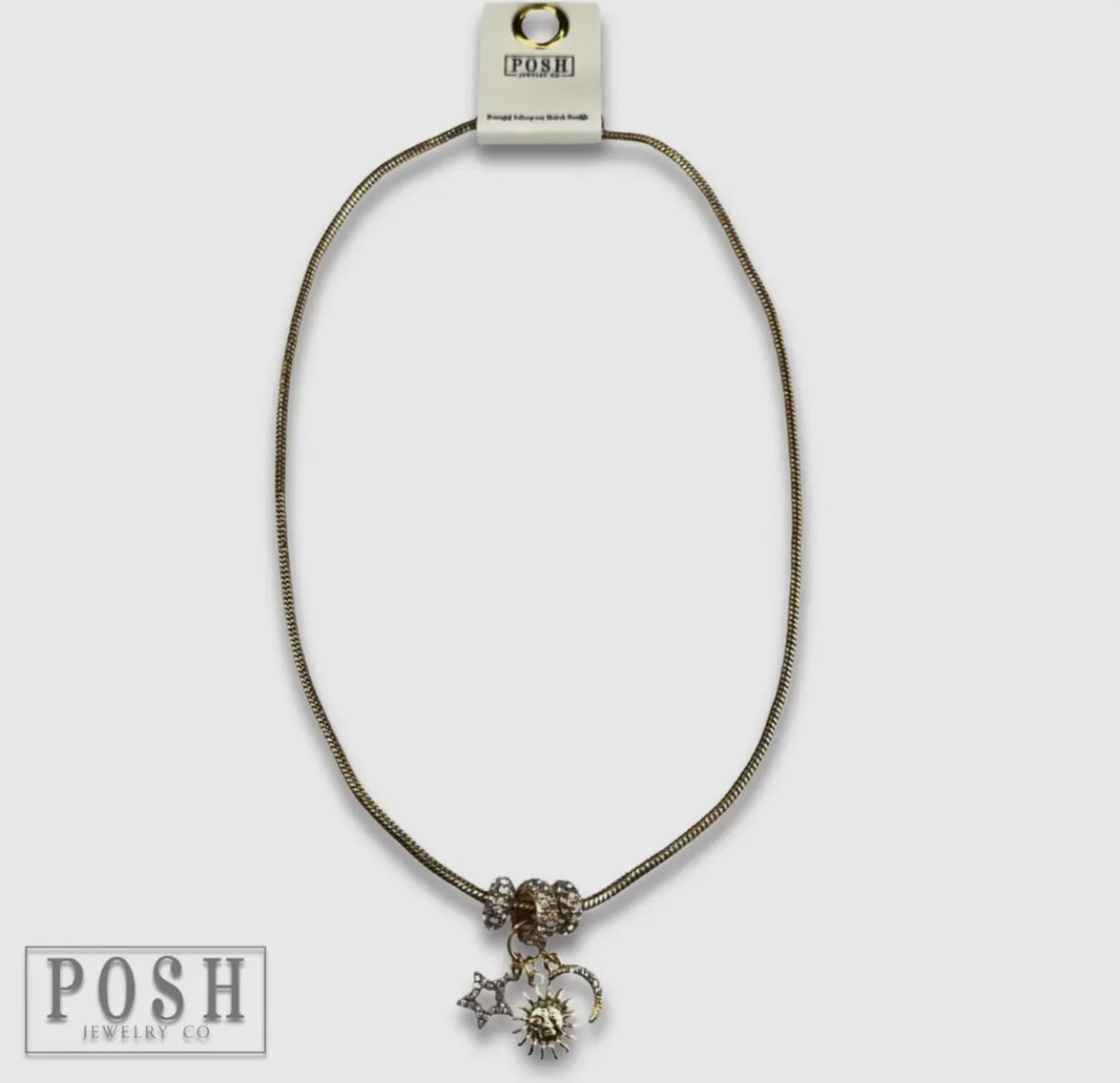 Gold Charm Necklace