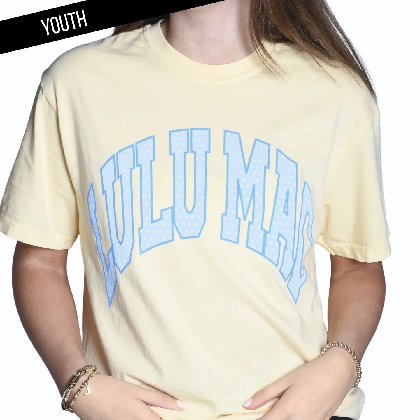 LULUMAC Youth Size Yellow Comfort Colors Tee
