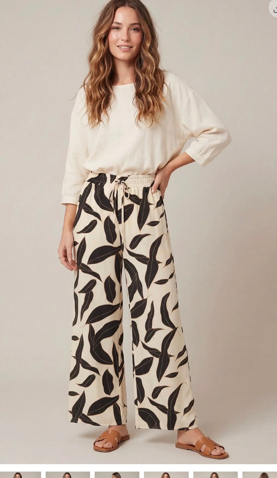 Black And Tan Printed Colored Pants