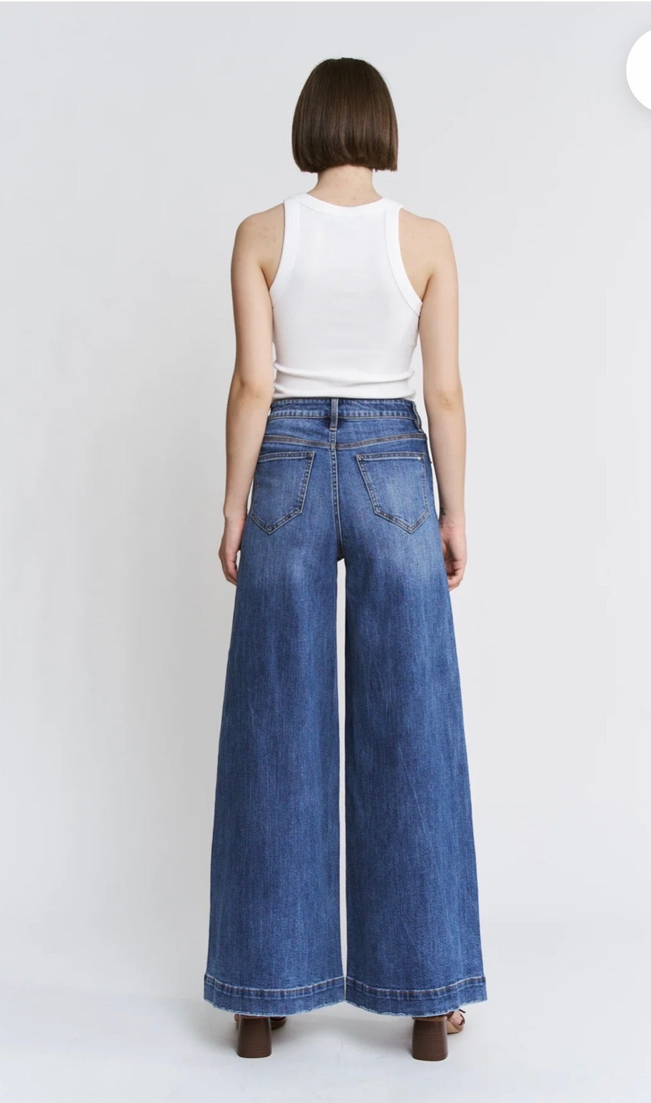 Mica High Waisted Wide Leg Jean