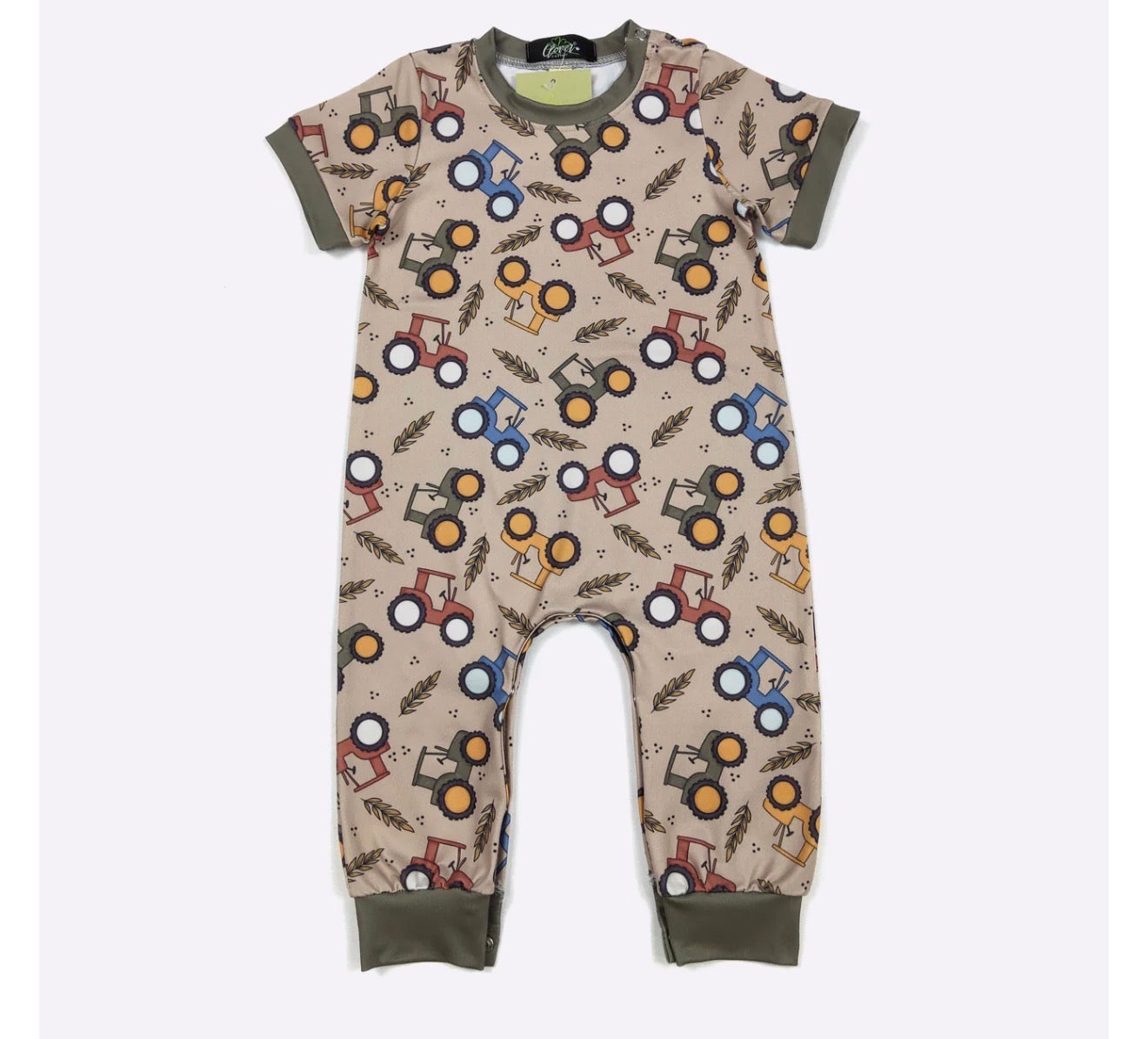 Boys Harvest Tractor Romper