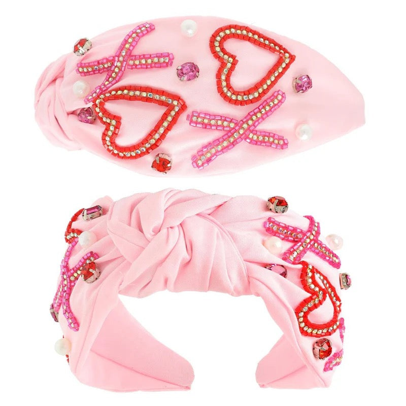 XOXO beaded headband