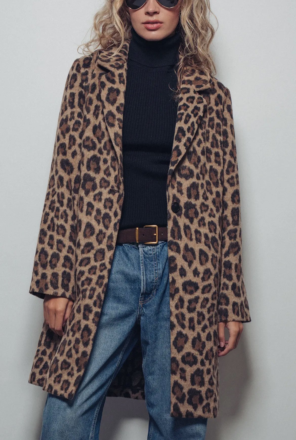 Leopard Oversized Coat