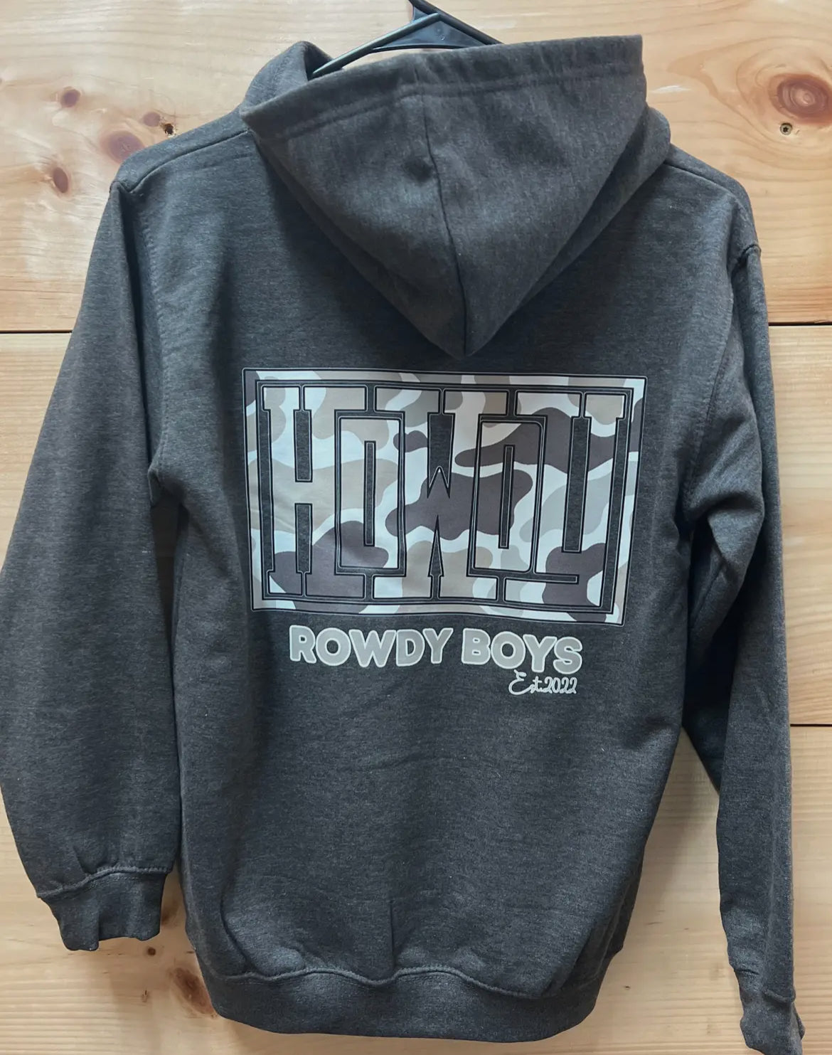 Rowdy Boys Camo Howdy Children’s Hoodie