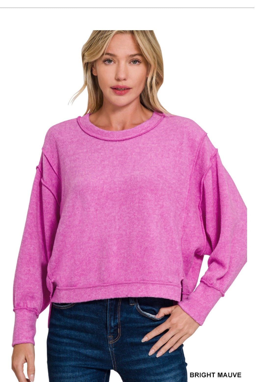 Oversized Hot Pink Sweater