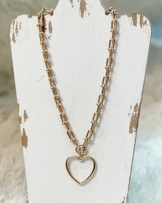 Gold Heart Necklace
