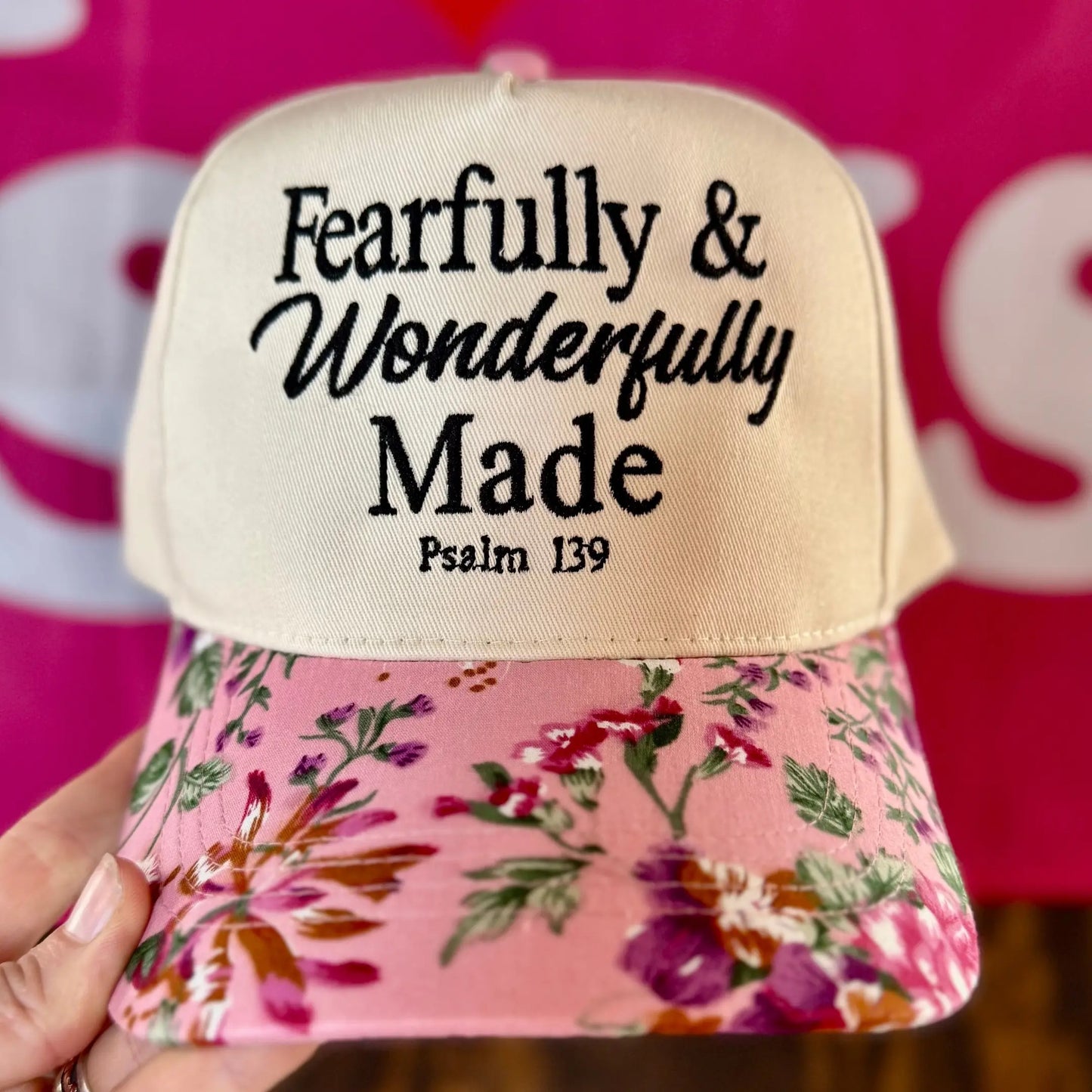 Fearfully and Wonderfully Made Embroidered Hat