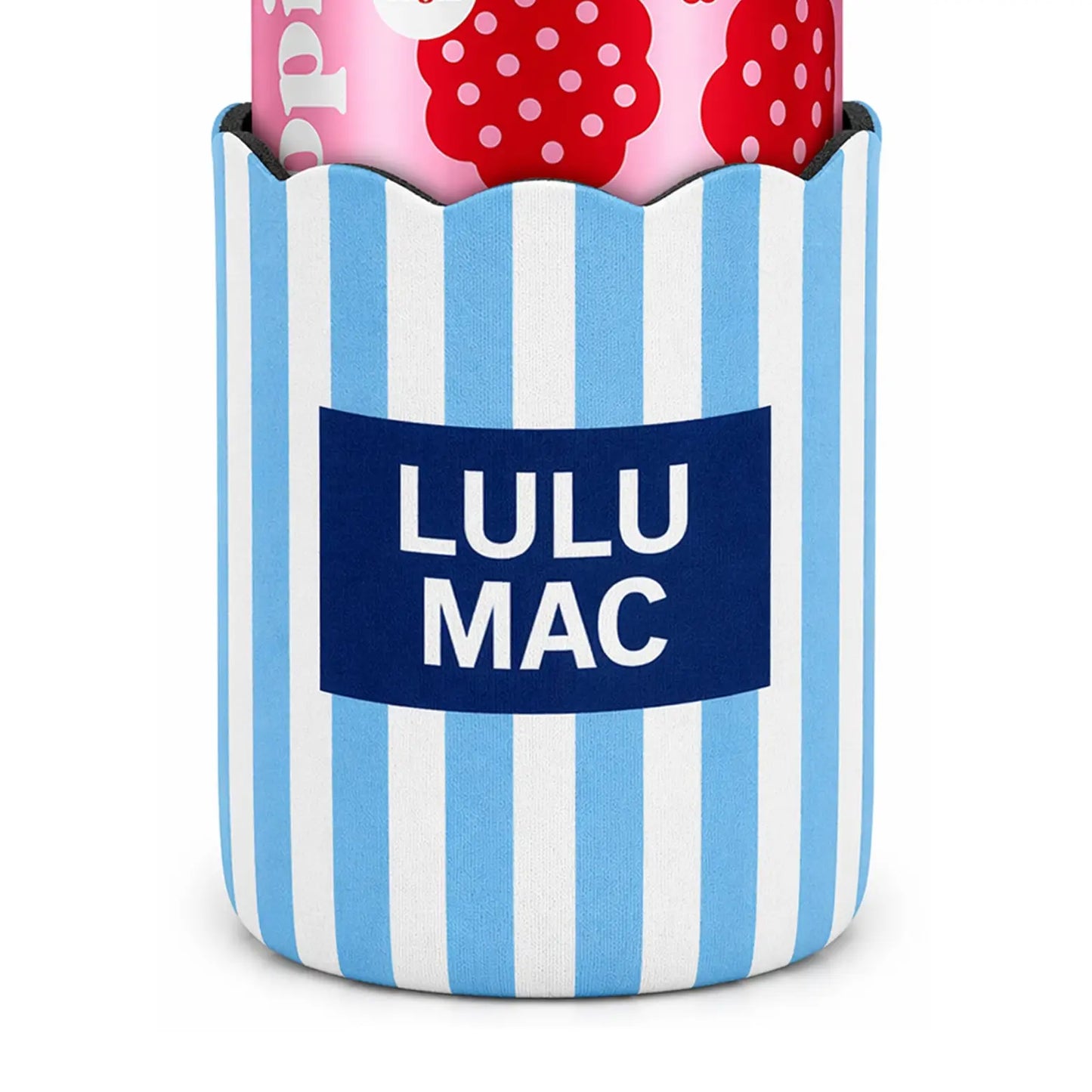 LULU MAC Stripe Can Koozie
