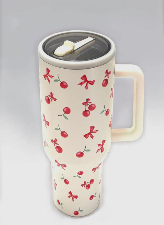 Cherry Bow Tumbler