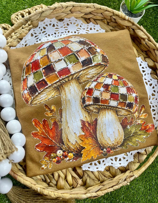 PD Fall Checkered Mushroom Tee