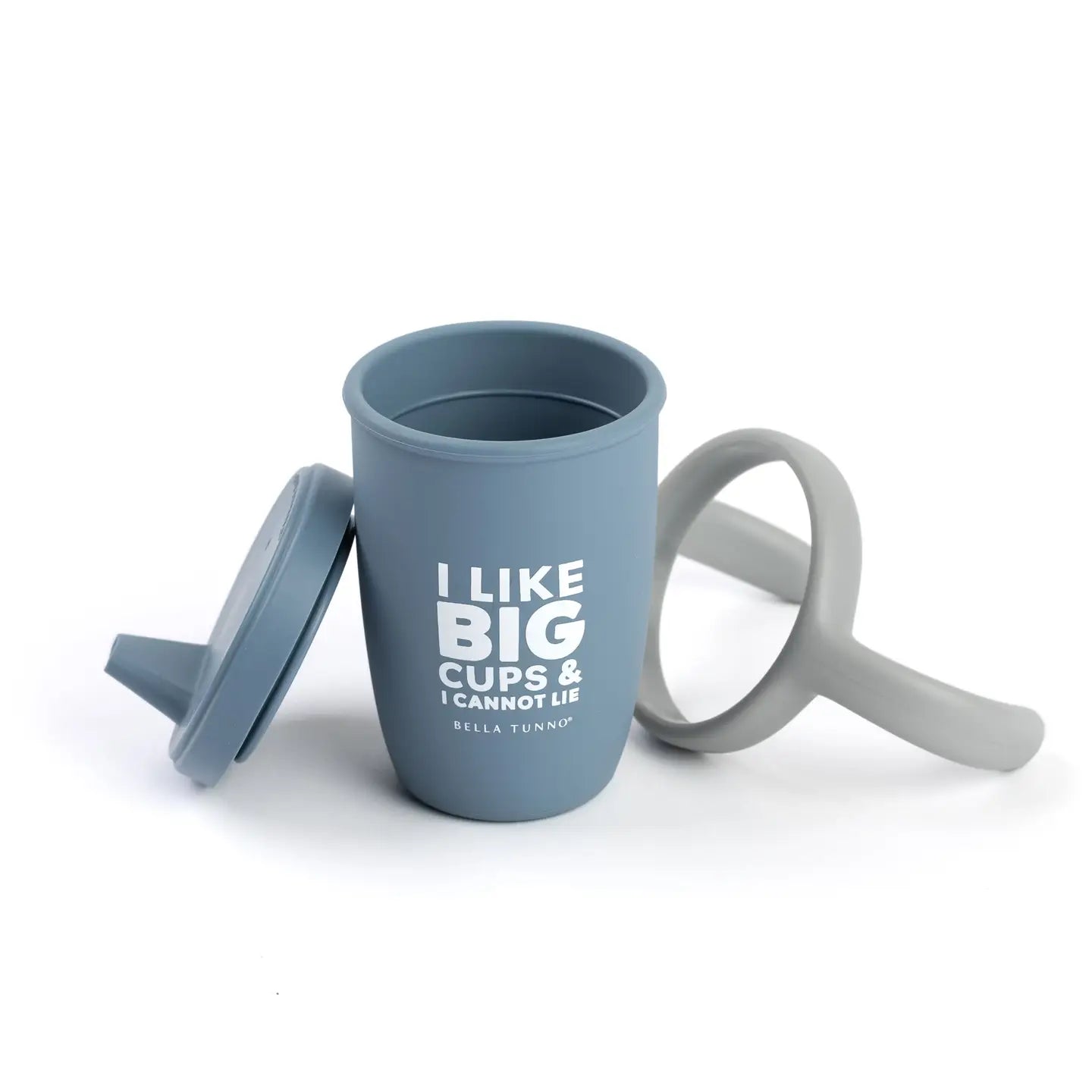 Bella Tunno "Glass half full club" "Spill the tea" "I like big cups" Sippy Cup