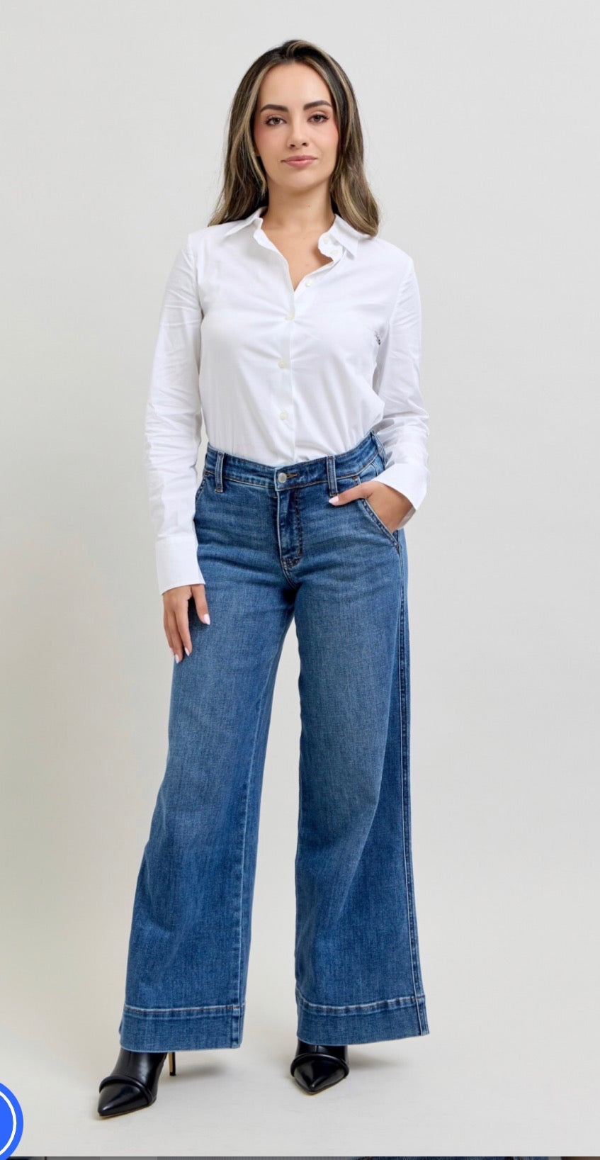 JB Petite Trousers Retro Wide
