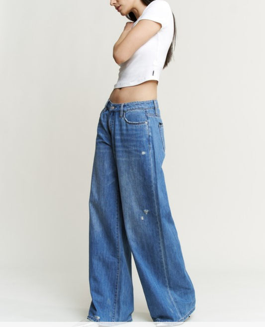 Mica Denim High Rise, Wide Leg Jeans