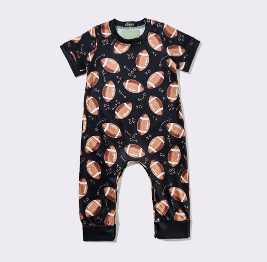 Baby Boy Football Romper