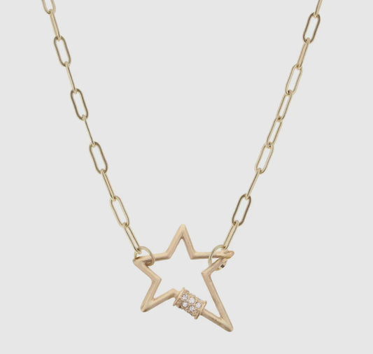 Star Chain Link Necklace