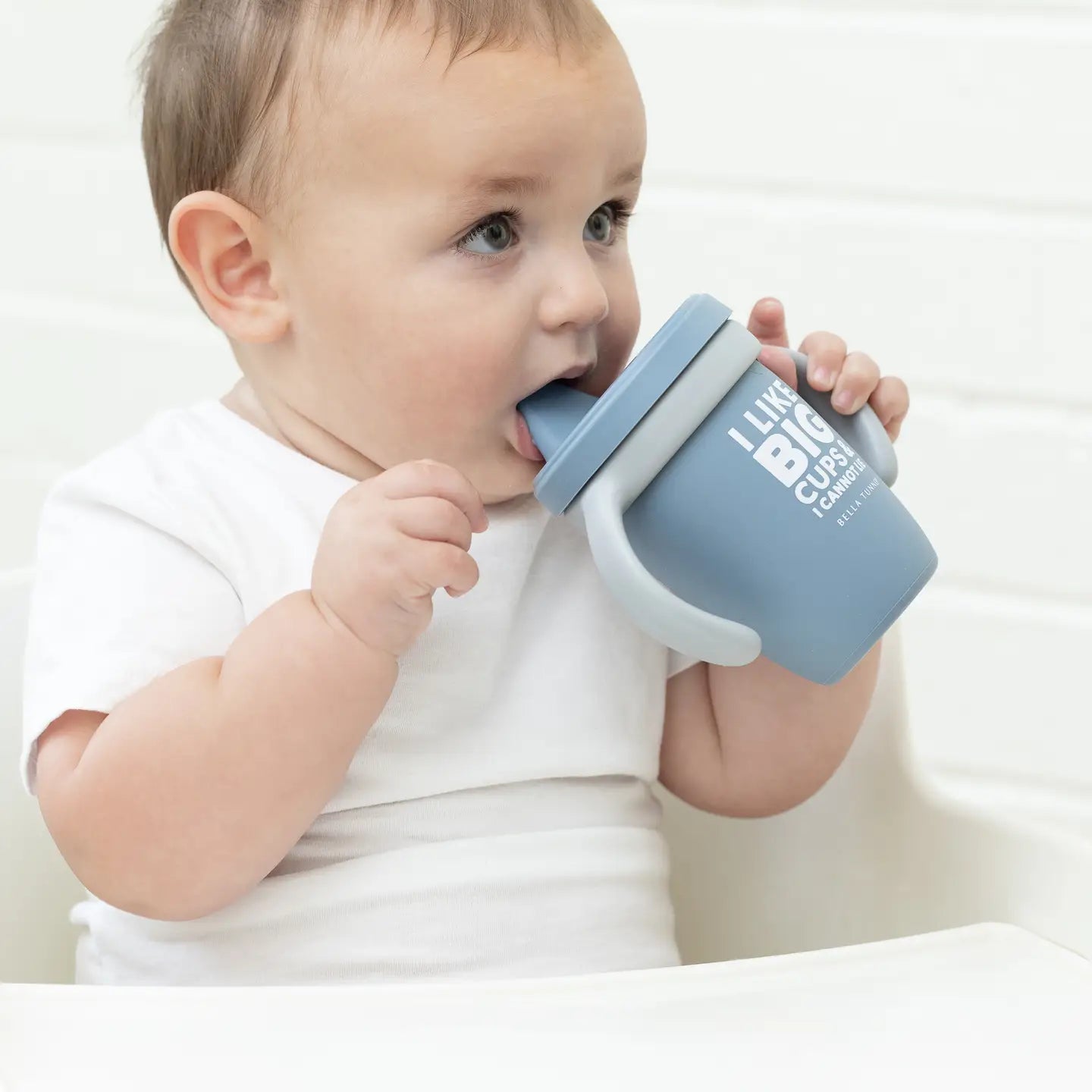 Bella Tunno "Glass half full club" "Spill the tea" "I like big cups" Sippy Cup