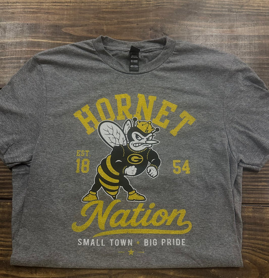 Hornet Nation Small Town Big Pride T Shirt