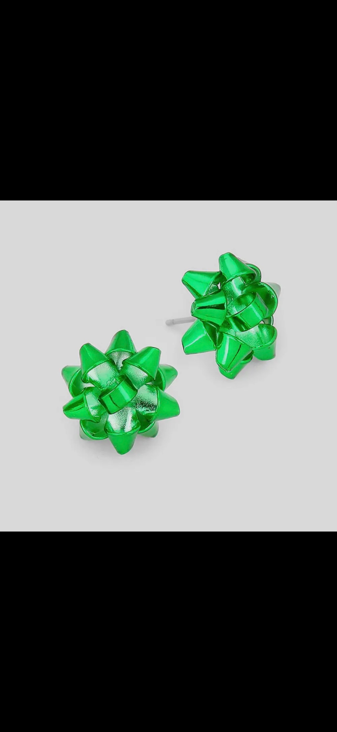 Christmas Bow Earrings