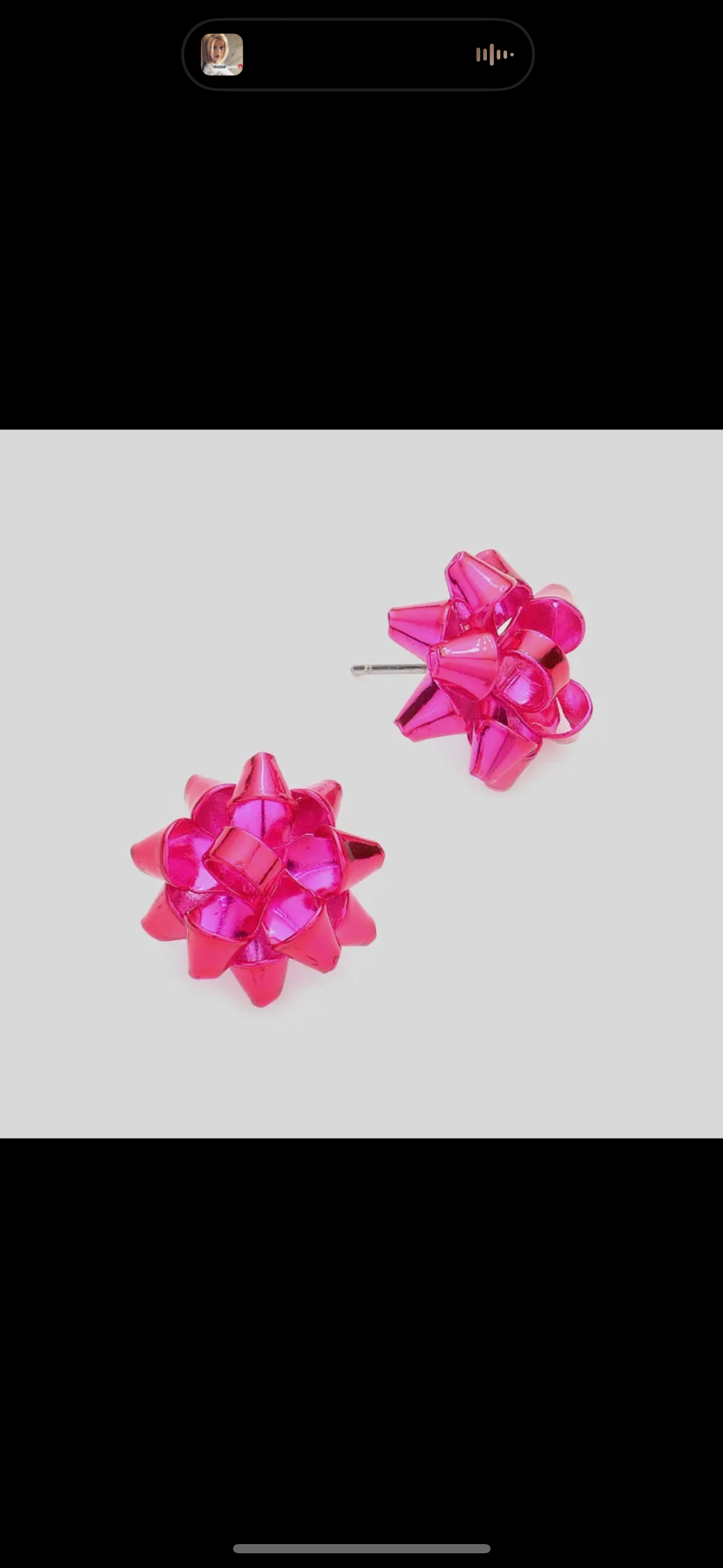 Christmas Bow Earrings