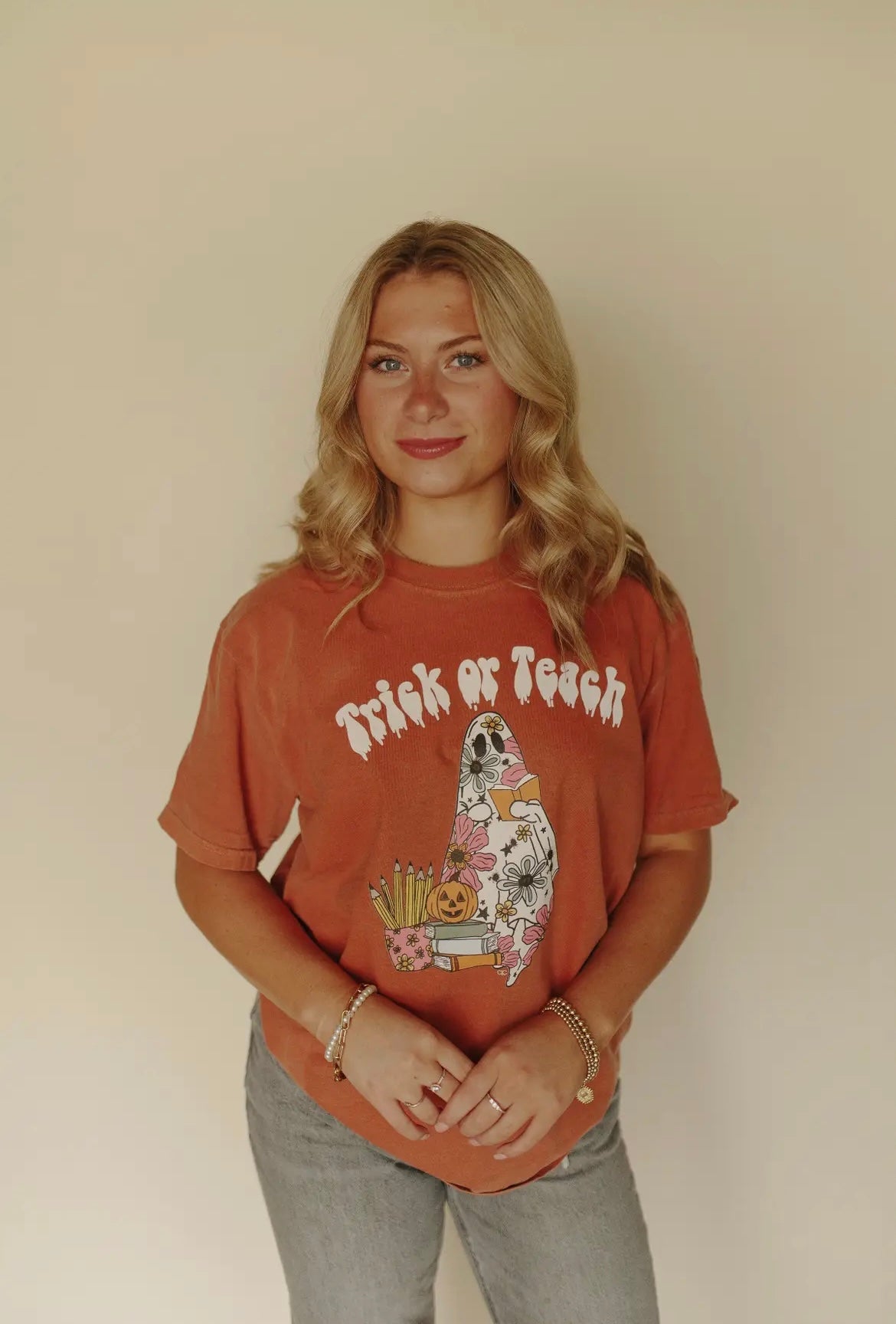 Trick Or Teach Halloween tee