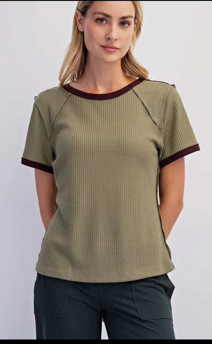 Lightweight Waffle Tee