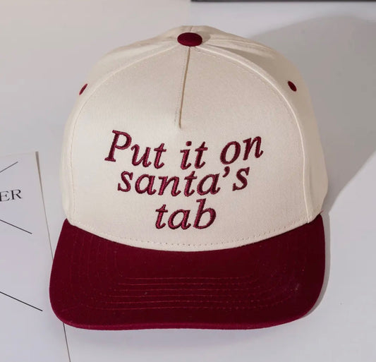 Put It On Santas Tab Hat